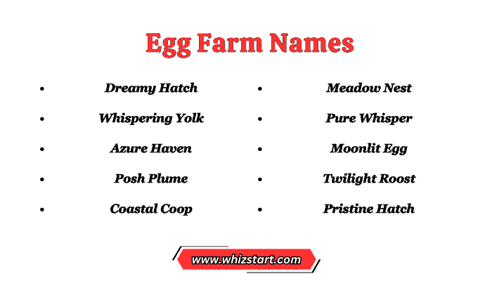 Egg Farm Names