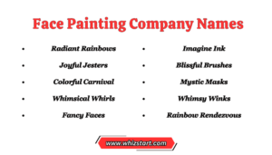 689+ Catchy Face Painting Business Names Ideas - Whiz Start