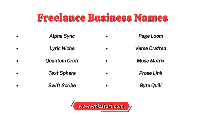 Freelance Business Names