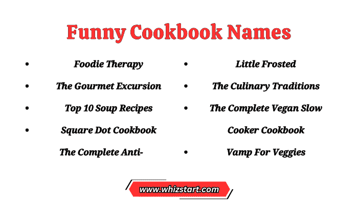Funny Cookbook Names