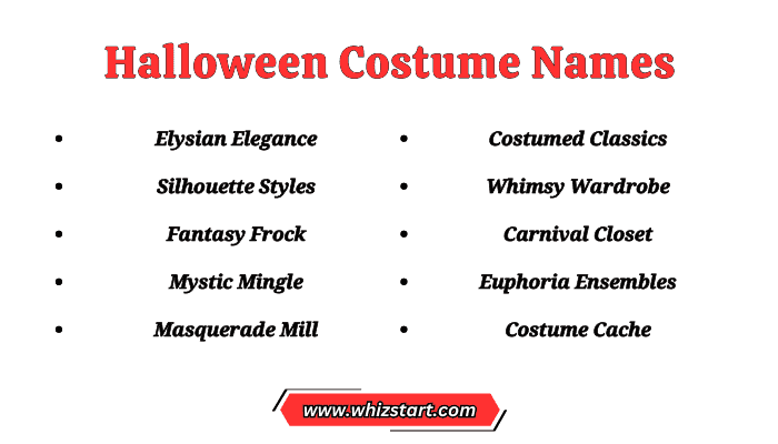 Halloween Costume Names