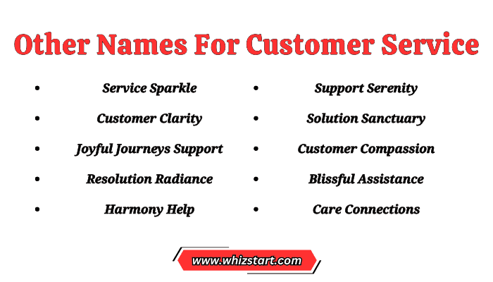 Other Names For Customer Service