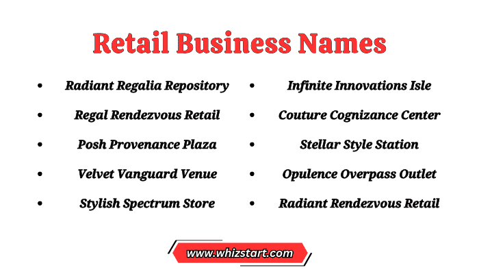 Retail Business Names