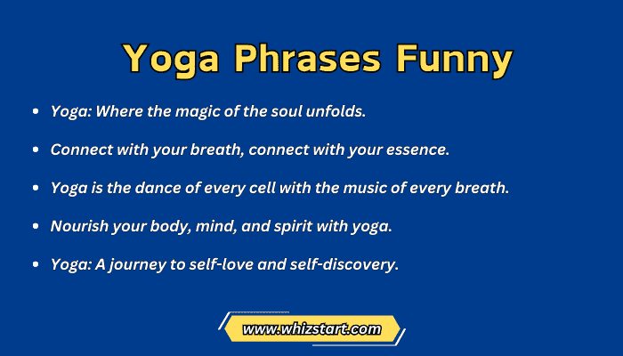 Yoga Phrases Funny