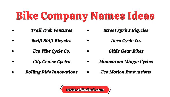 Bike Company Names Ideas