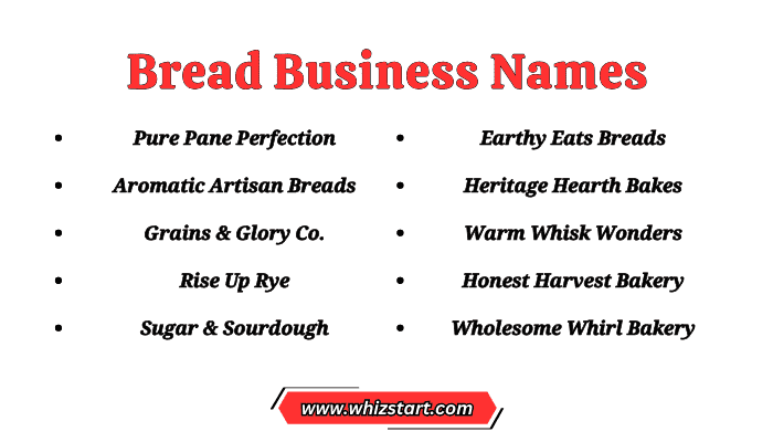 Bread Business Names