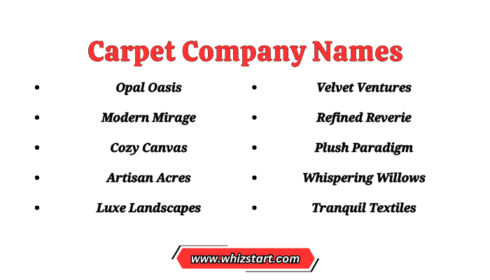Carpet Company Names