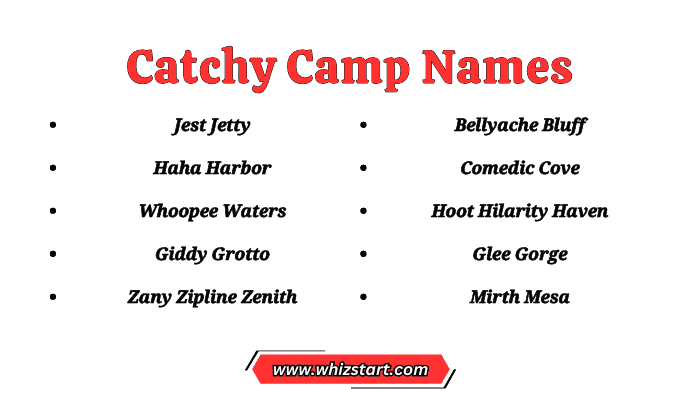 Catchy Camp Names