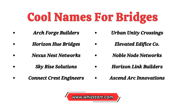 Cool Names For Bridges