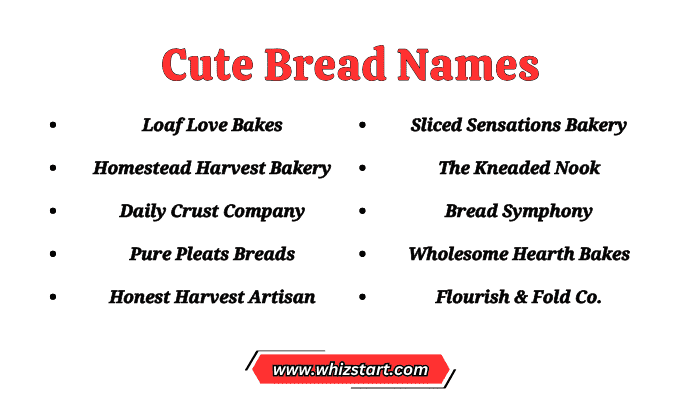 Cute Bread Names