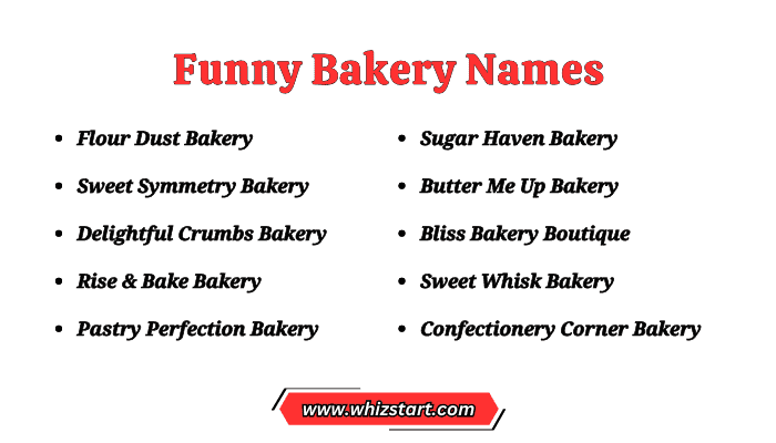 Funny Bakery Names