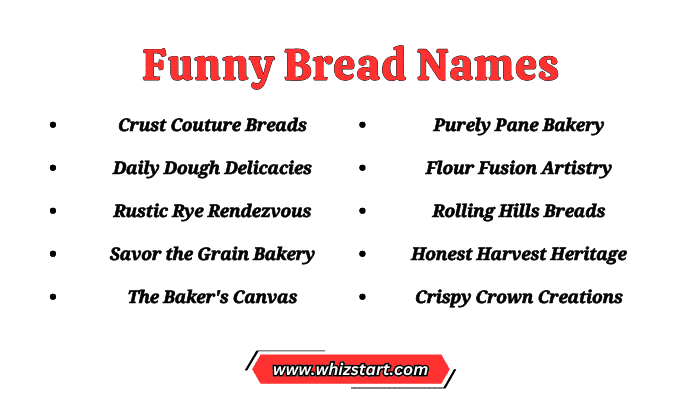 Funny Bread Names