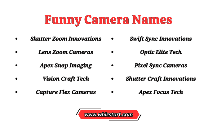 Funny Camera Names