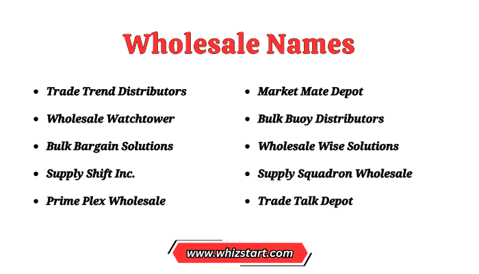 Wholesale Names