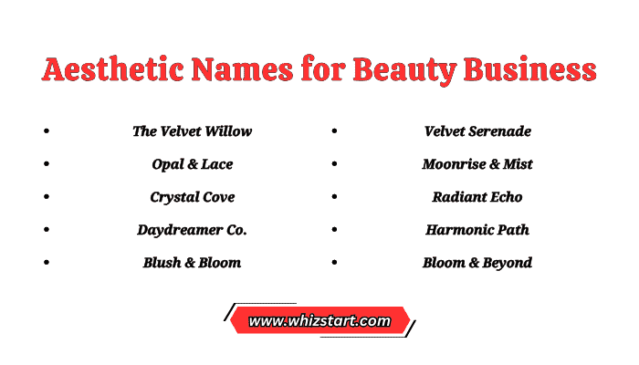 Aesthetic Names for Beauty Business