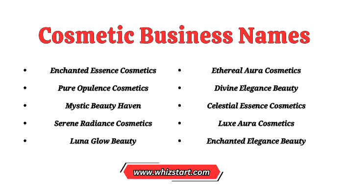 Cosmetic Business Names