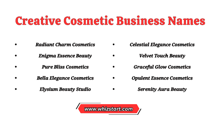 Creative Cosmetic Business Names