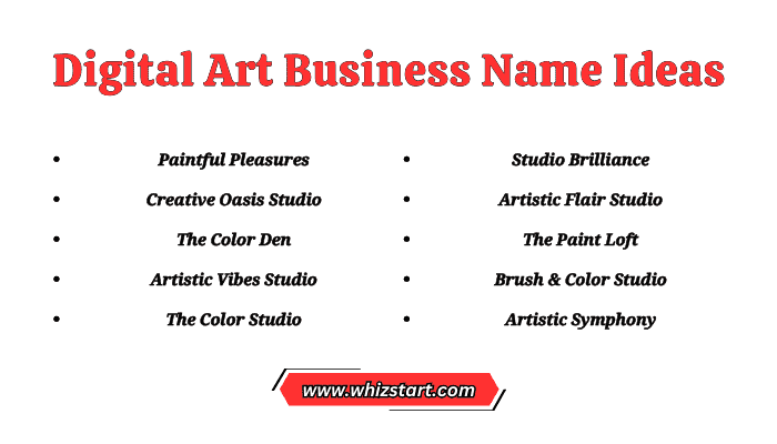 Digital Art Business Name Ideas