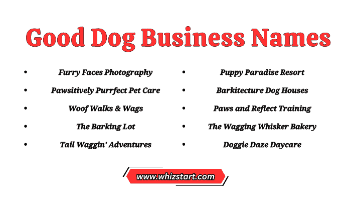 Good Dog Business Names