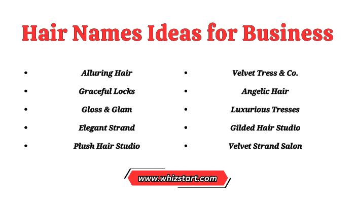 Hair Names Ideas for Business