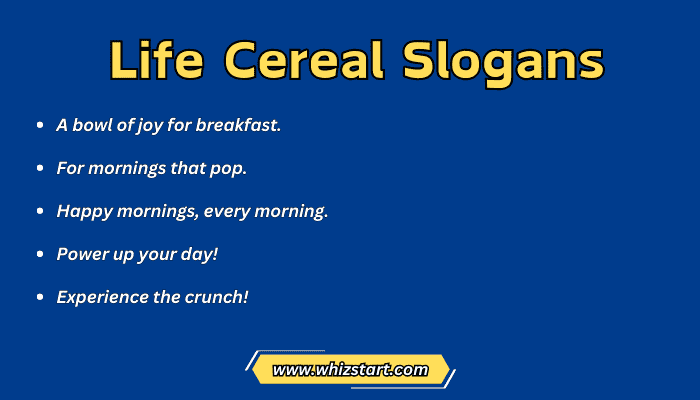 Life Cereal Slogans