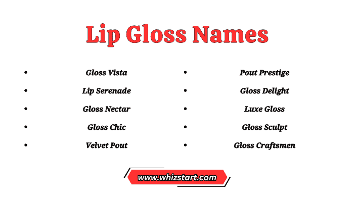 Lip Gloss Names