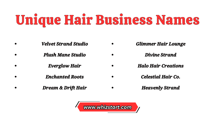 Unique Hair Business Names