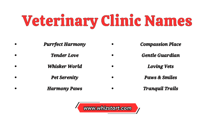 Veterinary Clinic Names