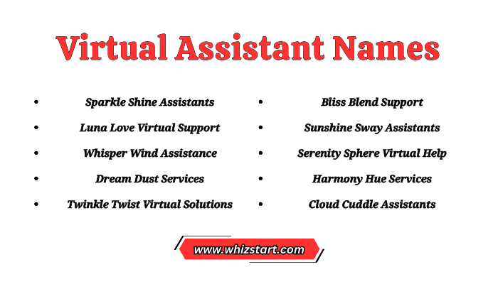 Virtual Assistant Names