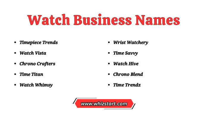 Watch Business Names