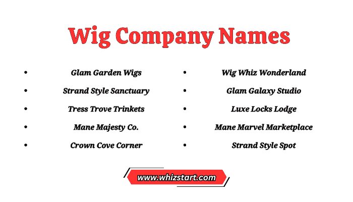 Wig Company Names