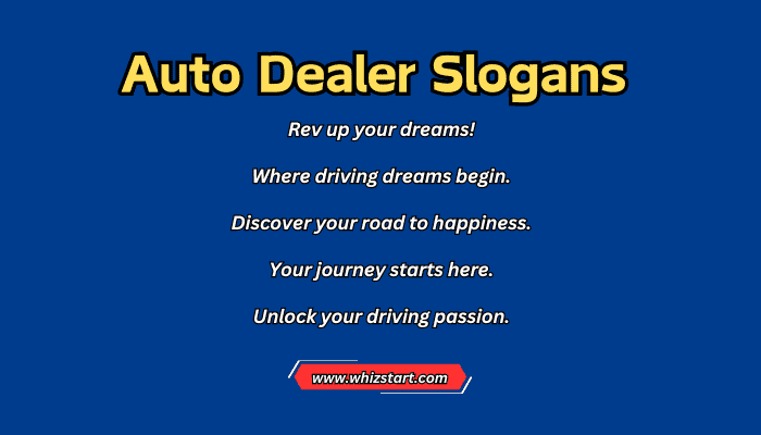 Auto Dealer Slogans