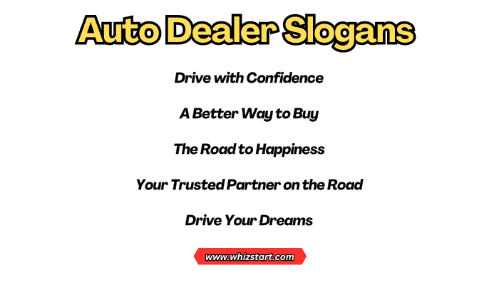 Auto Dealer Slogans