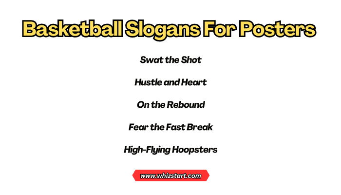 Basketball Slogans For Posters