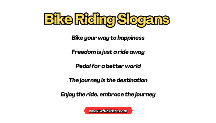 Bike Riding Slogans