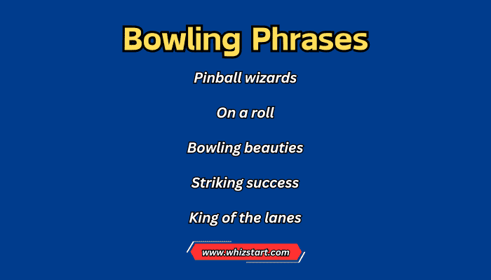 Bowling Phrases