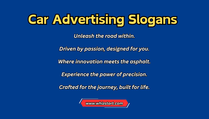 Car Advertising Slogans