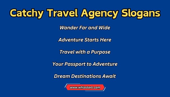 Catchy Travel Agency Slogans