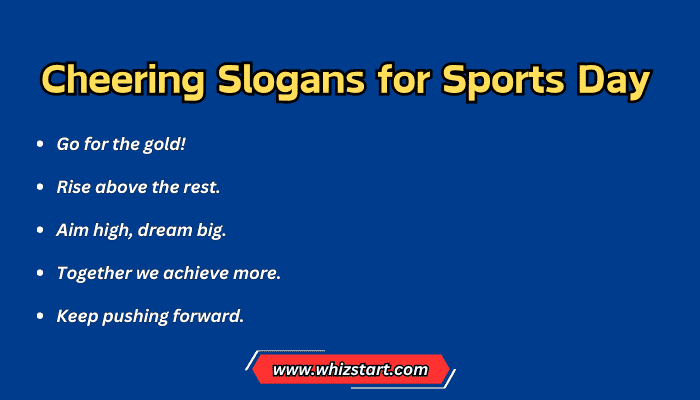 Cheering Slogans for Sports Day