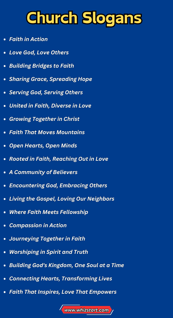 Church Slogans