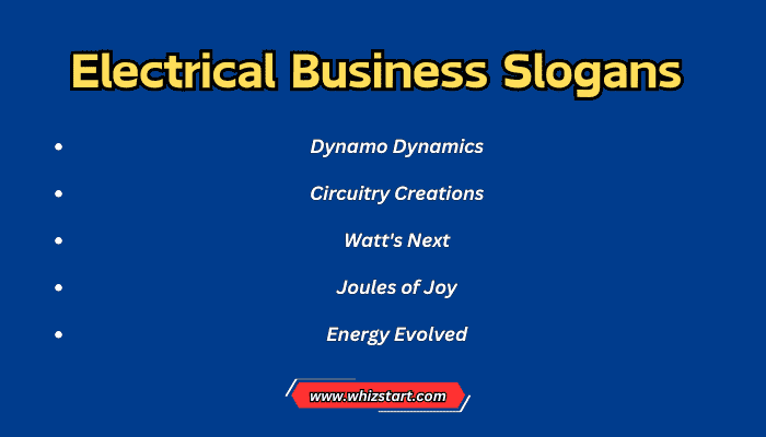 Electrical Business Slogans