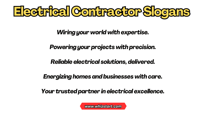Electrical Contractor Slogans