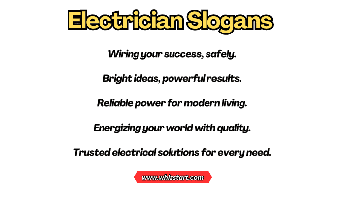 Electrician Slogans