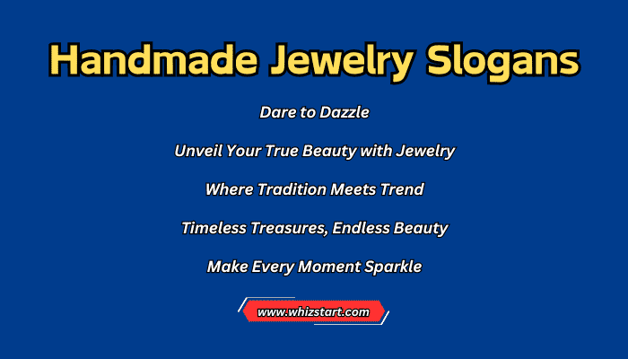 Handmade Jewelry Slogans