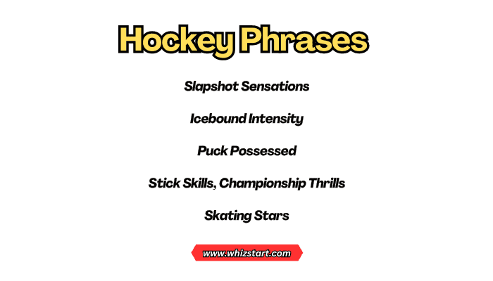 Hockey Phrases