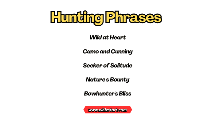 Hunting Phrases