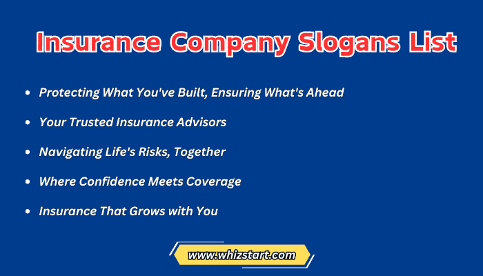 Insurance Company Slogans List