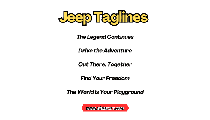 Jeep Taglines