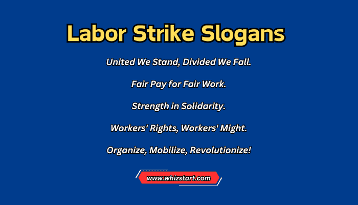 Labor Strike Slogans