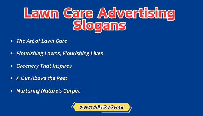 Lawn Care Advertising Slogans